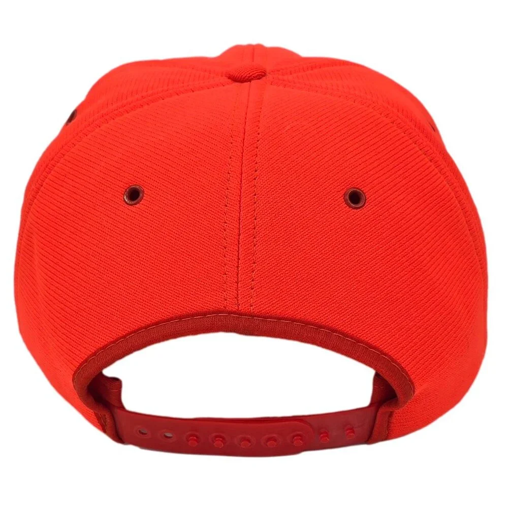 Caterpillar CAT Diesel Power Hat Vintage Snapback Patch Blaze Orange Full Foam‎